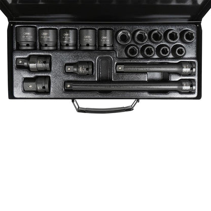 SET DE 14 TUBULARE DE IMPACT SCURTE 1/2` JBM