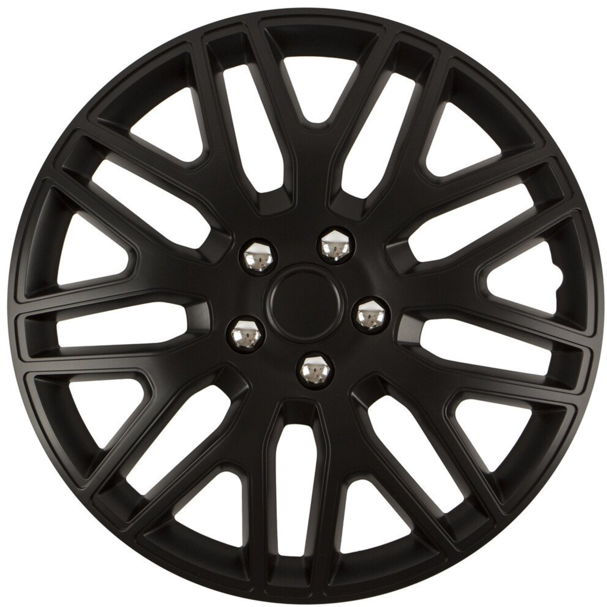 Set 4 Capace Roti 15 inchi (R15) Dakar Negru, Compatibile Cu Smart