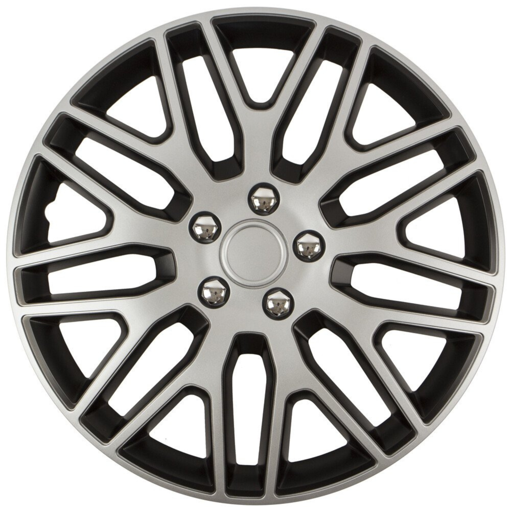 Set 4 Capace Roti 14 inchi (R14) Dakar Negru, Compatibile Cu Mini