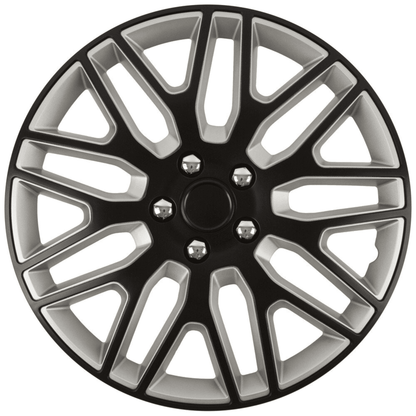 Set 4 Capace Roti 14 inchi (R14) Dakar Negru-Gri, Compatibile Cu Toyota
