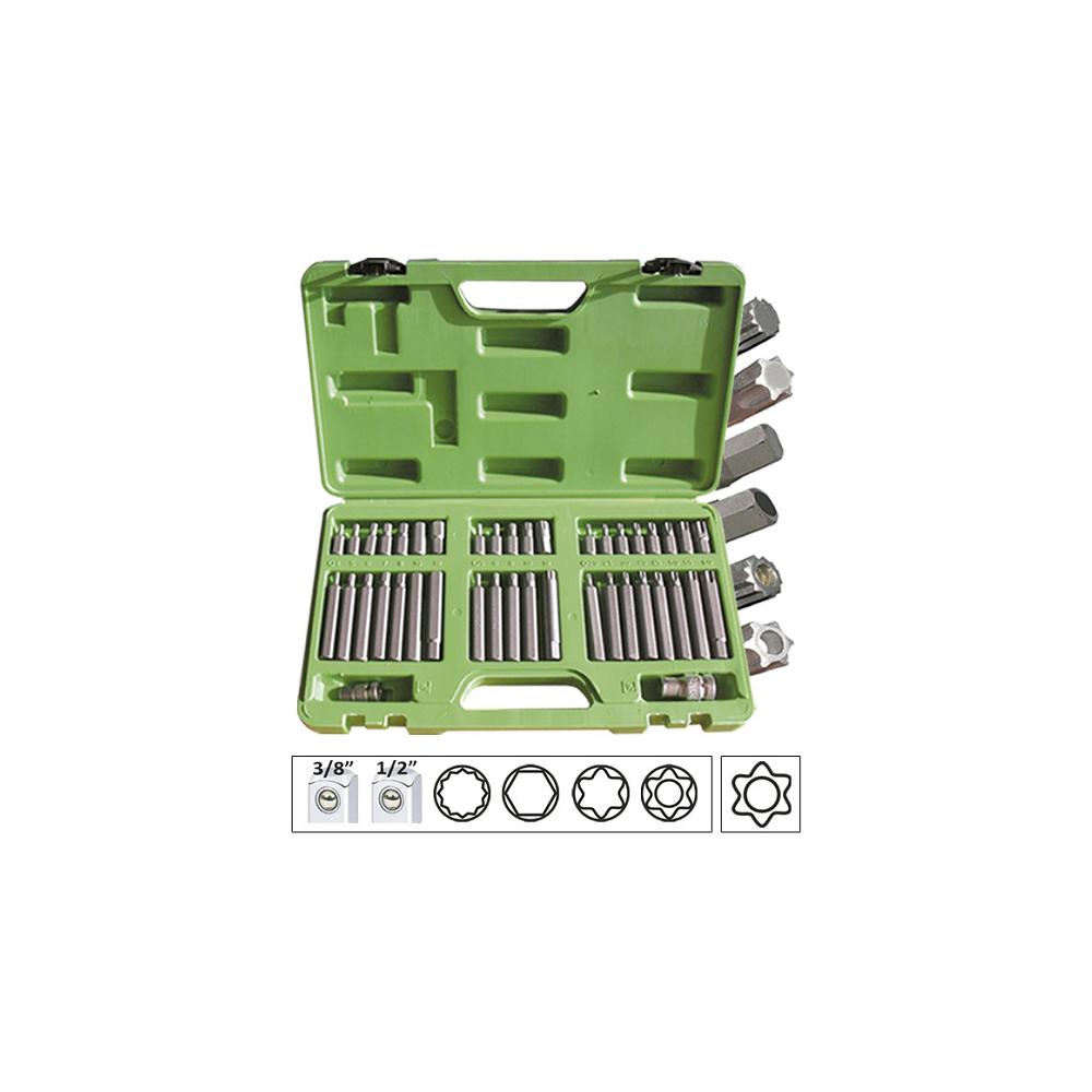 TRUSA SPECIALA CU 40 CAPETE DE SURUBELNITA PENTRU SURUBURI TORX JBM
