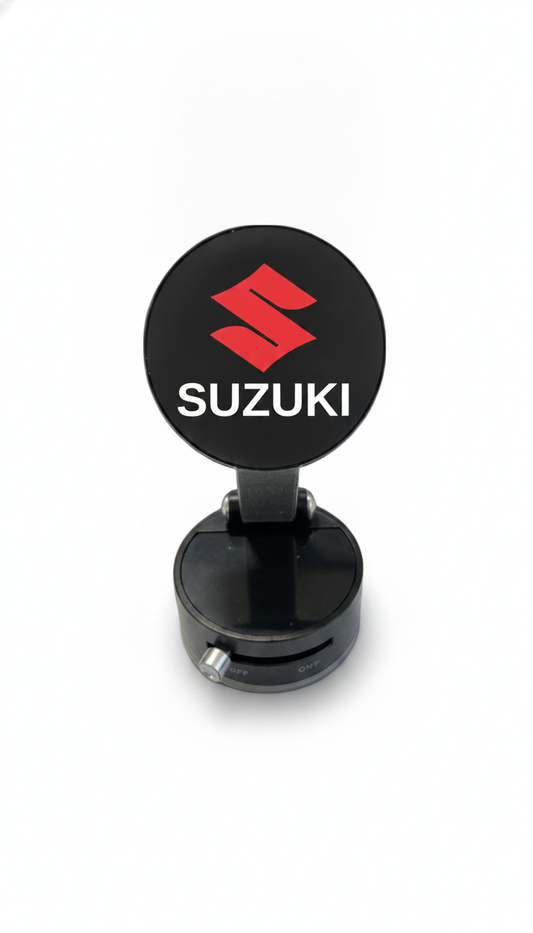 Suport Magnetic Negru cu Ventuza si Brat Reglabil Pentru Suzuki