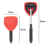 CURATITOR PARBRIZ PREMIUM ALUMINIU EXTENSIBIL 33-50CM CU MICROFIBRA