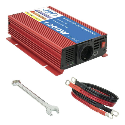 INVERTOR DE TENSIUNE PNI L1200W ALIMENTARE 12V IESIRE 230V