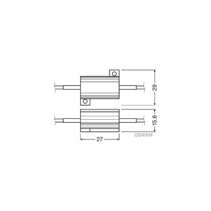 UNITATE DE CONTROL CANBUS 12V 21W BLI 2 BUC OSRAM