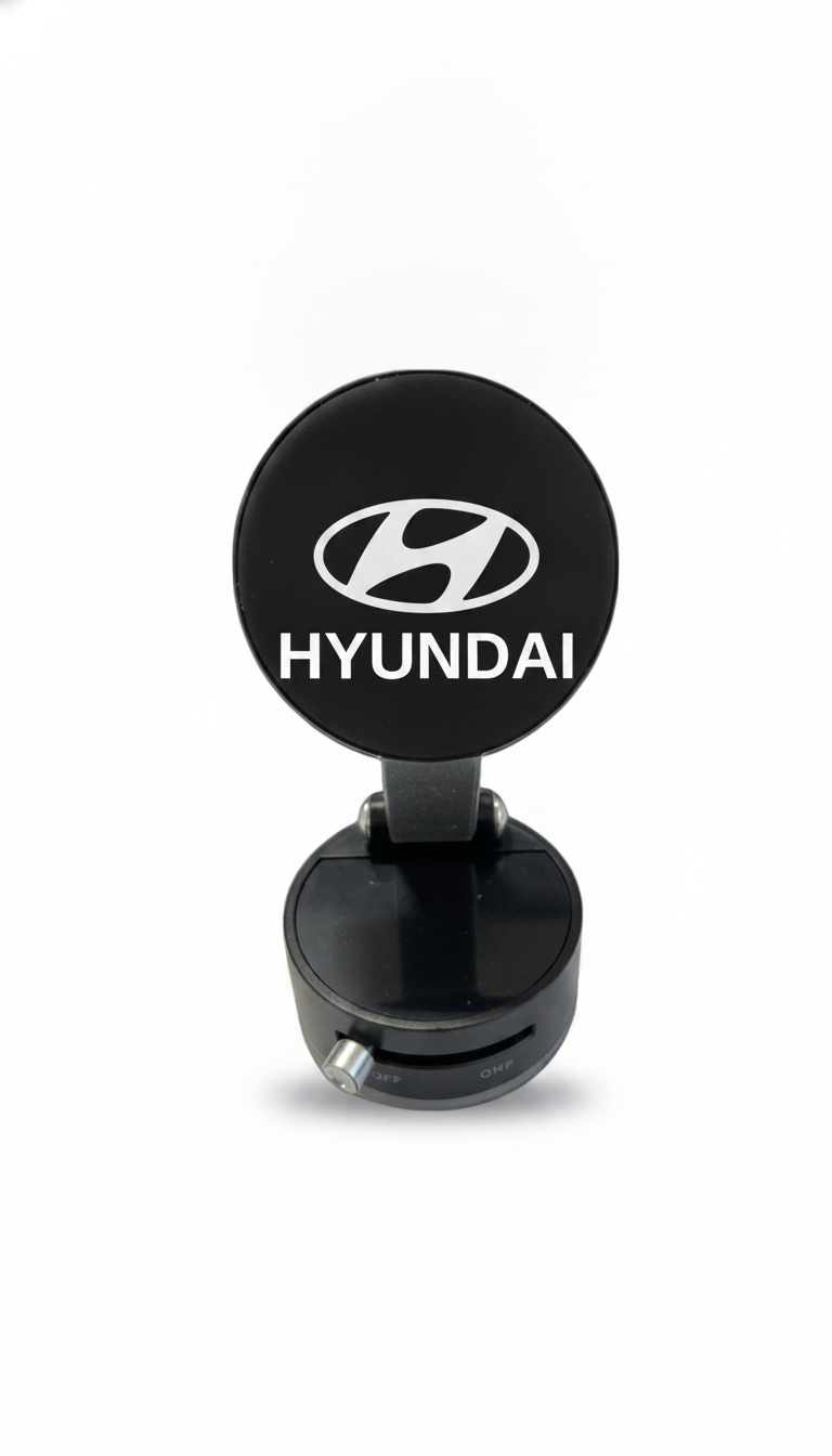 Suport Magnetic Negru cu Ventuza si Brat Reglabil Pentru Hyundai
