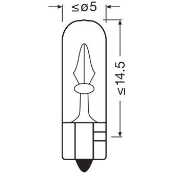 BEC 12V W1.2W ORIGINAL SET 10 BUC OSRAM