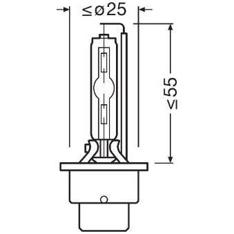 BEC XENON 85V D2S XENARC COOL BLUE INTENSE NextGen OSRAM