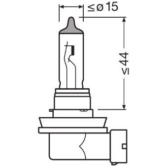 BEC 12V H11 55 W ORIGINAL OSRAM