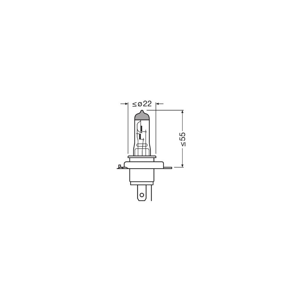 BEC 12V H4 60/55 W NIGHT BREAKER LASER NextGen +150% BLISTER 1 BUC OSRAM