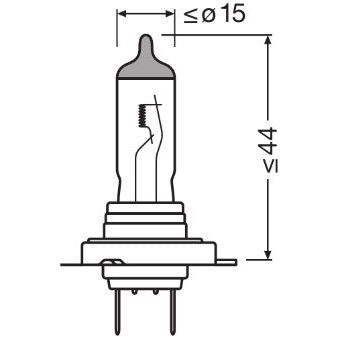 BEC 12V H7 55 W ORIGINAL OSRAM