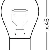 SET 2 BECURI 12V P21/5W ULTRA LIFE BLISTER OSRAM
