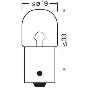 BEC 12V R5W ORIGINAL SET 10 BUC OSRAM