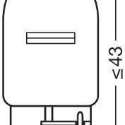 BEC 12V W21W ORIGINAL SET 10 BUC OSRAM