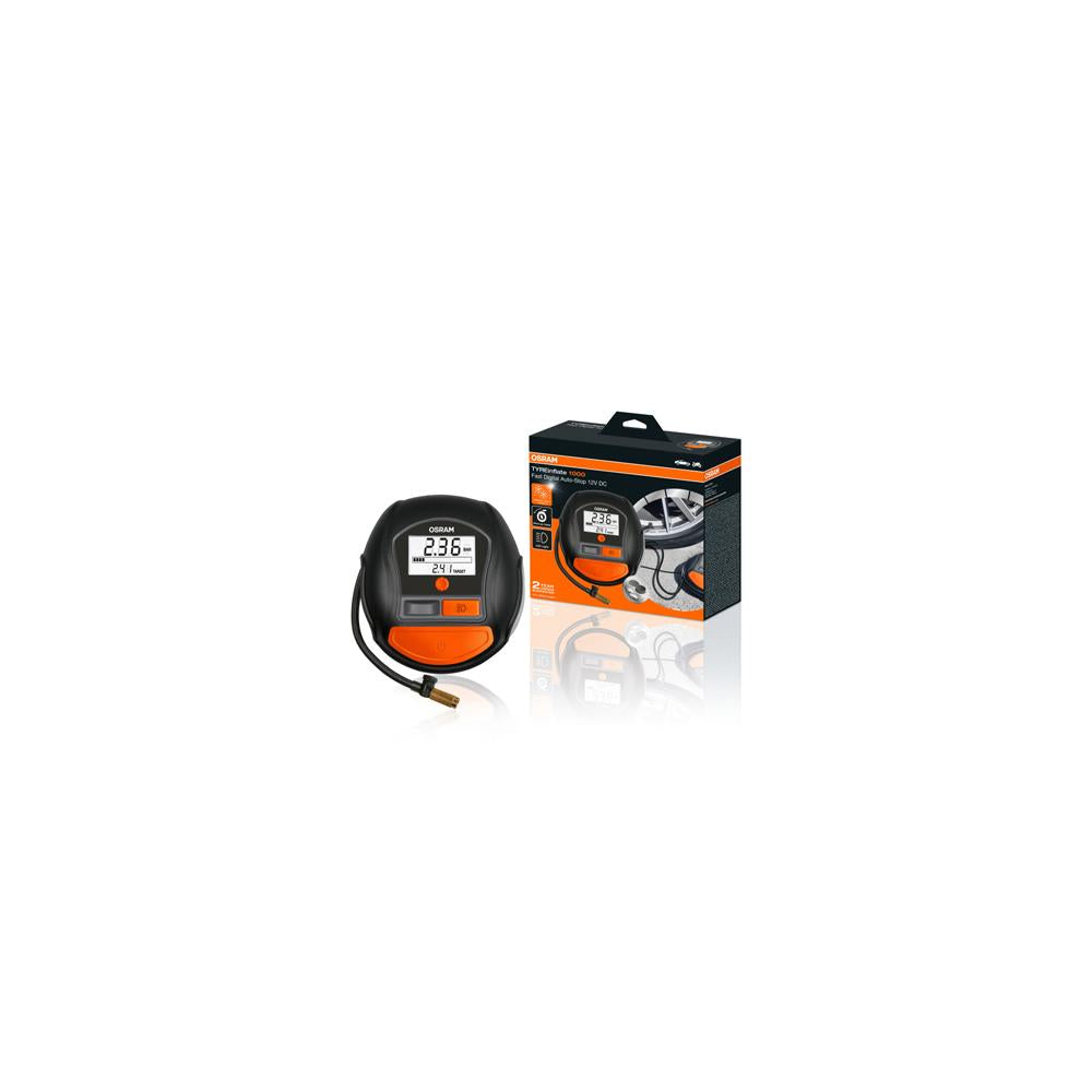 COMPRESOR AUTO 12V 180 W CU AFISAJ DIGITAL TYREINFLATE 1000 OSRAM