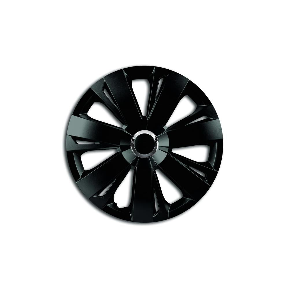 SET CAPACE ROTI 15` NEGRE CU INEL CROMAT ENERGY