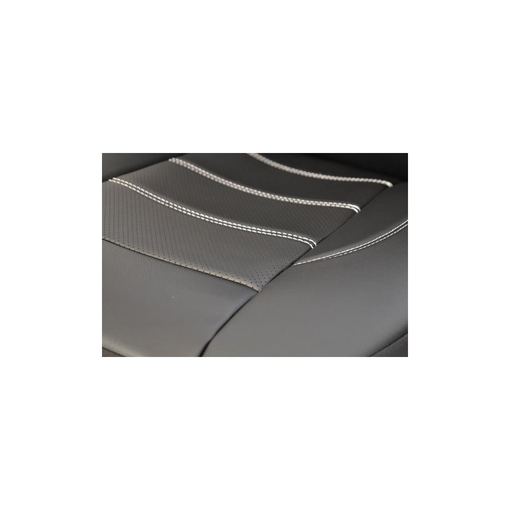 SET HUSE SCAUN EXCLUSIVE LEATHER KING NEGRU