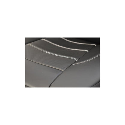 SET HUSE SCAUN EXCLUSIVE LEATHER KING NEGRU