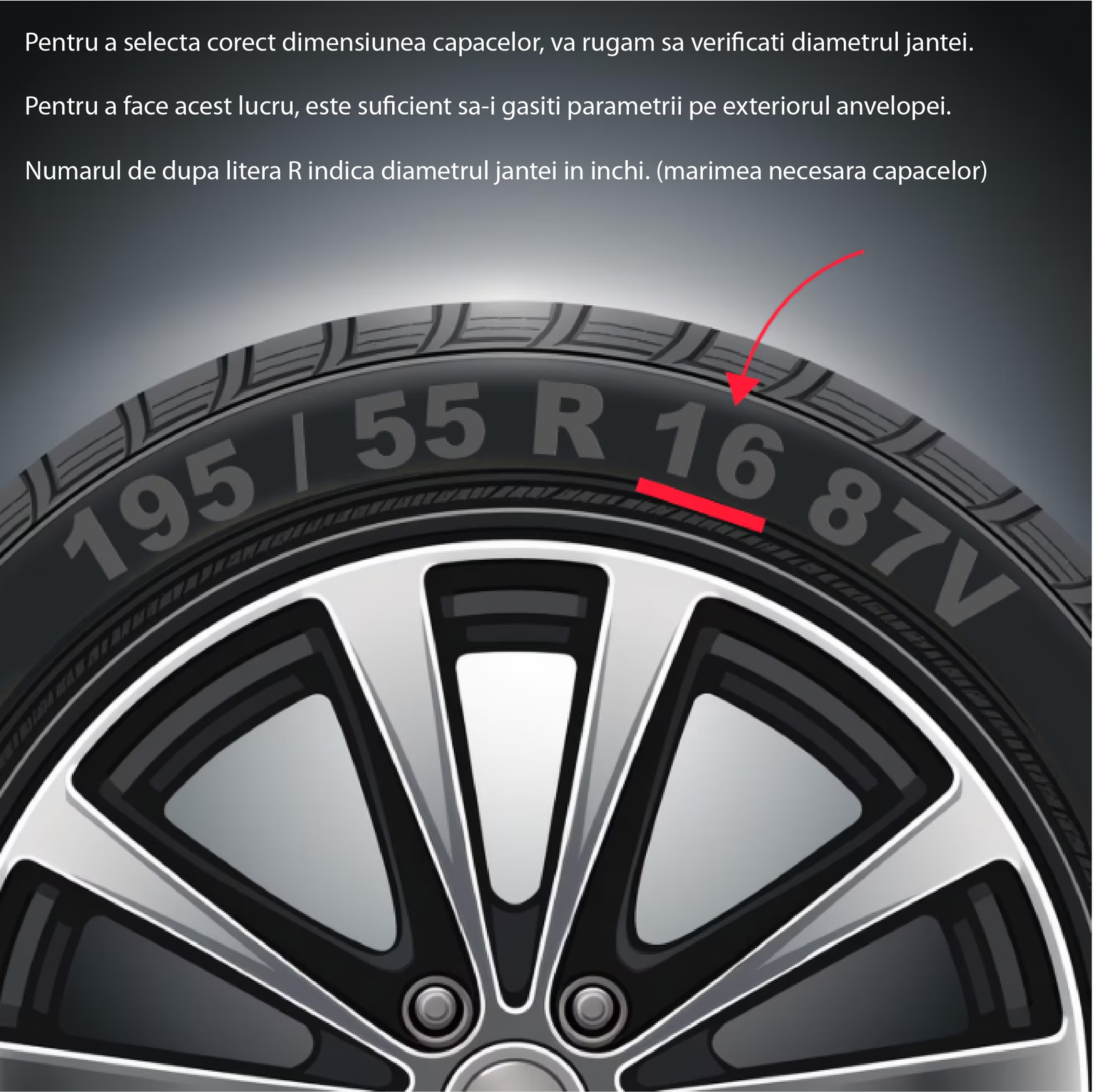 Set 4 Capace Roti 14 inchi (R14) Raven Gri-Negru, Compatibile Cu Audi