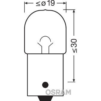 BEC CAMION 24V R5W ORIGINAL SET 10 BUC OSRAM