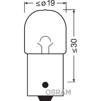 BEC CAMION 24V R10W ORIGINAL SET 10 BUC OSRAM