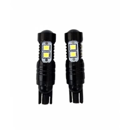 Set 2 becuri auto W5W/T10- 10 SMD