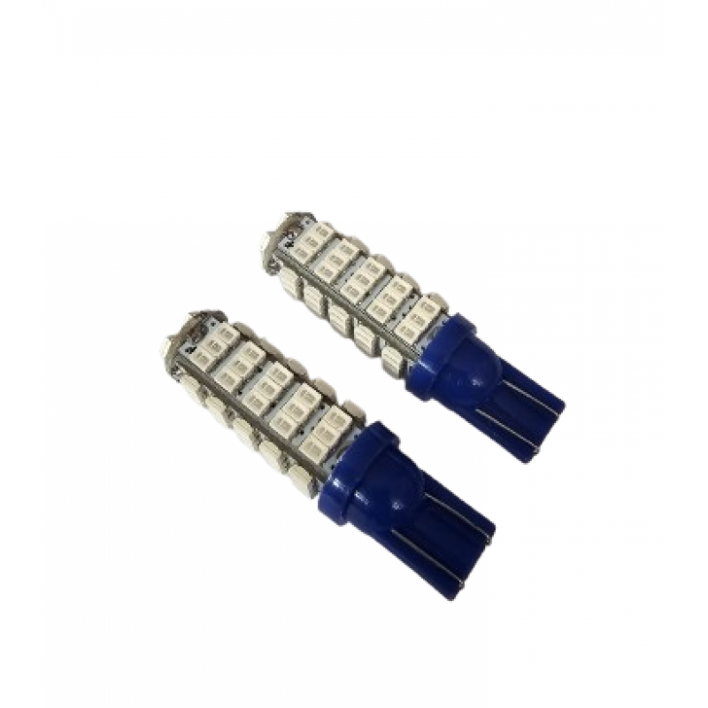 Set 2 becuri auto W5W/ T10- 68 SMD/LED -BLUE