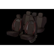 SET HUSE SCAUN RACING NEGRU