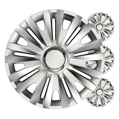 Set 4 Capace roti ,  argint regal 16" inch