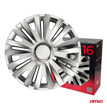 Set 4 Capace roti ,  argint regal 16" inch