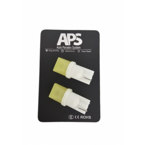 Set 2 becuri auto W5W/ T10-CERAMIC 12V-alb CALD