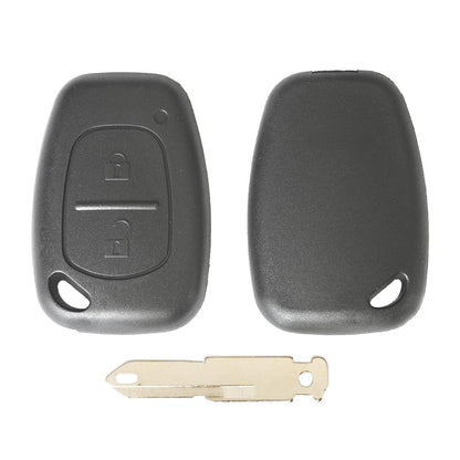 CARCASA CHEIE CONTACT PENTRU RENAULT CLIO / KANGOO / MASTER / MODUS / TRAFIC, 2 BUTOANE, CU CHEIE
