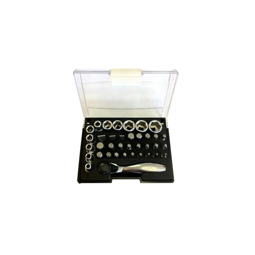 TRUSA DE 38 TUBULARE CU CLICHET TELESCOPIC DE 1-4` JBM