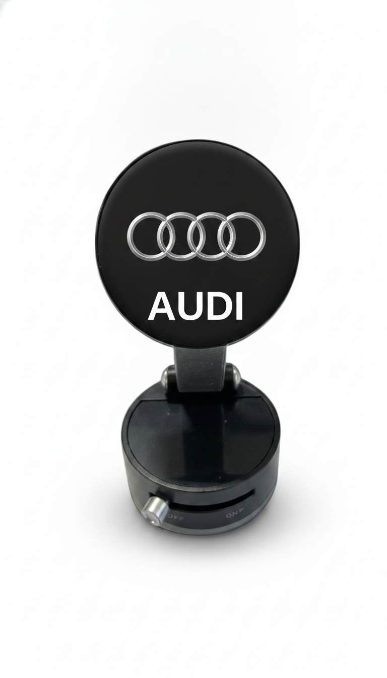 Suport Magnetic Negru cu Ventuza si Brat Reglabil Pentru Audi