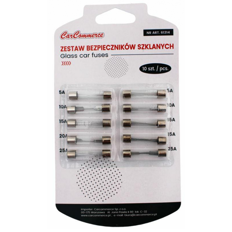 SET SIGURANTE STICLA 32 mm - 10 buc.