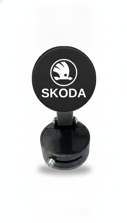 Suport Magnetic Negru cu Ventuza si Brat Reglabil Pentru New Skoda