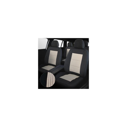 SET HUSE SCAUN PREMIUM LUX NEGRU-BEJ UMB3