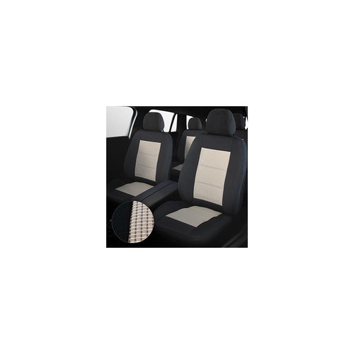 SET HUSE SCAUN PREMIUM LUX NEGRU-BEJ UMB3