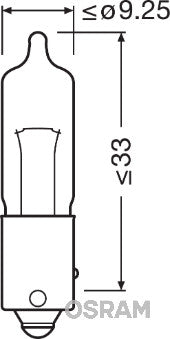 BEC 12V HY21W ULTRA LIFE SET 10 BUC OSRAM