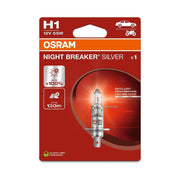 BEC 12V H1 55 W NIGHT BREAKER SILVER +100% BLISTER 1 BUC OSRAM