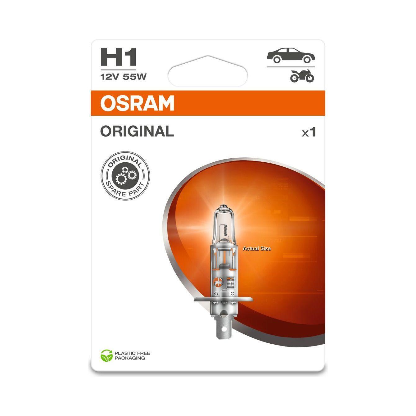 BEC 12V H1 55 W ORIGINAL BLISTER 1 BUC OSRAM
