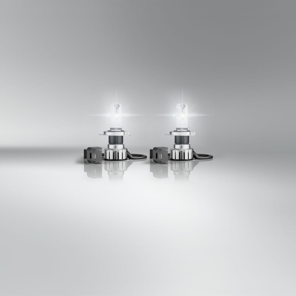 SET 2 BECURI NIGHT BREAKER LED SMART H4 +330% CUTIE OMOLOGARE RAR