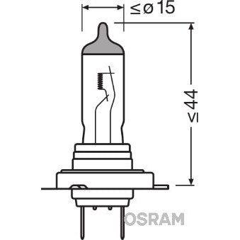 BEC CAMION 24V H7 70 W ORIGINAL OSRAM