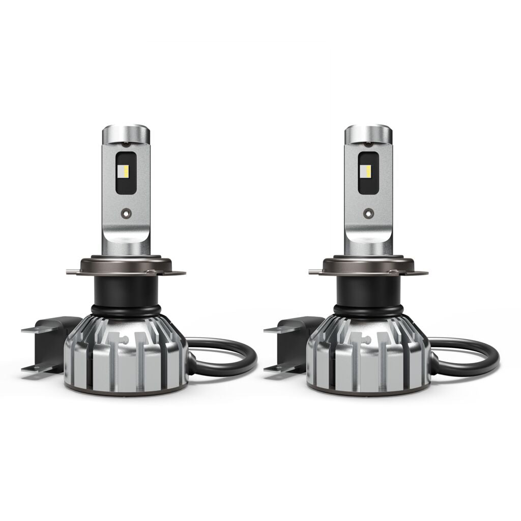 SET 2 BECURI NIGHT BREAKER LED SMART H7 +330% BLISTER OMOLOGARE RAR