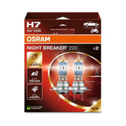 SET 2 BECURI 12V H7 55 W NIGHT BREAKER +220% OSRAM