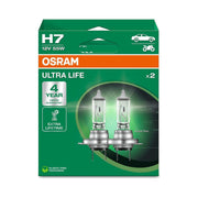 SET 2 BECURI 12V H7 55 W ULTRA LIFE OSRAM