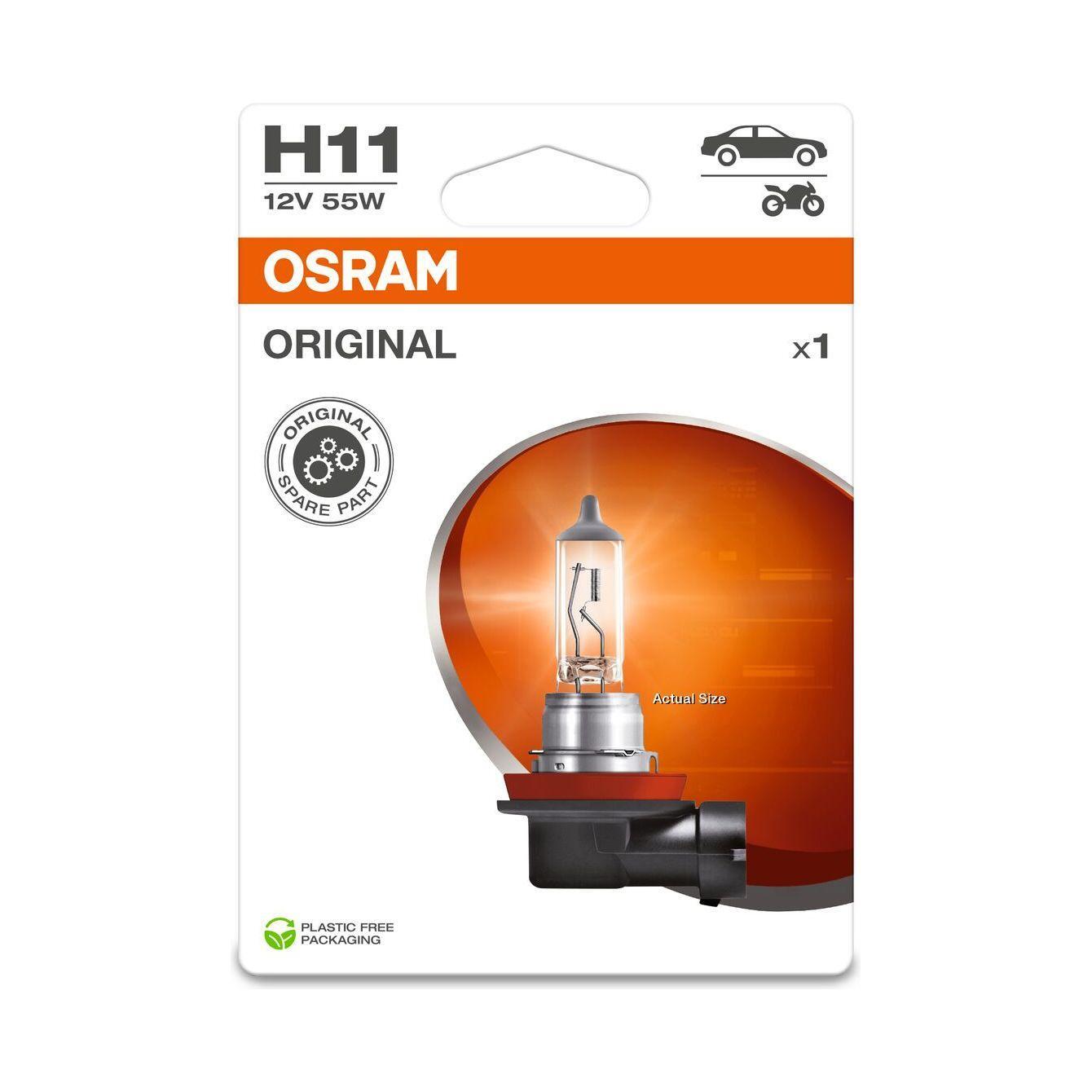 BEC 12V H11 55 W ORIGINAL BLISTER 1 BUC OSRAM