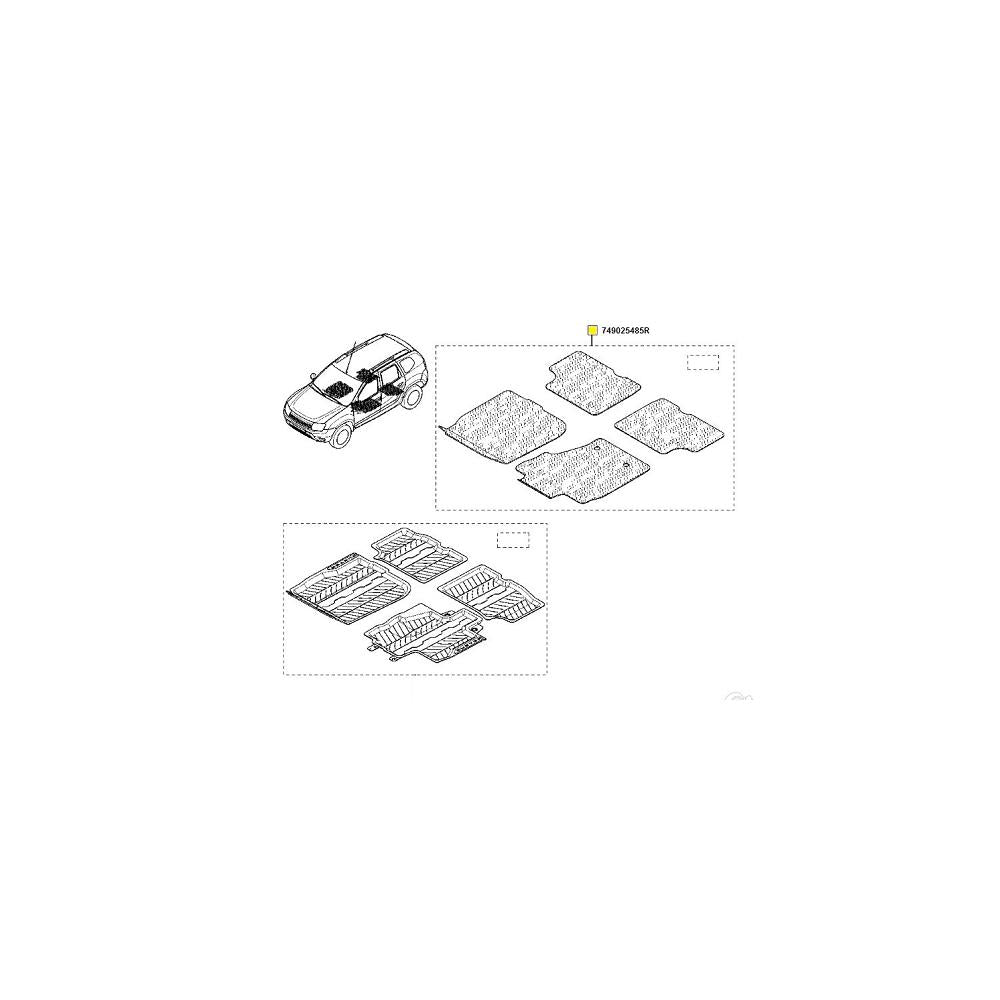 SET COVORASE TEXTIL MADRIGAL 4X4