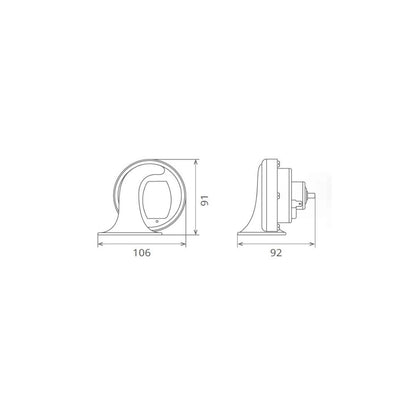 CLAXON ELECTROMAGNETIC 12V 6A TON INALT