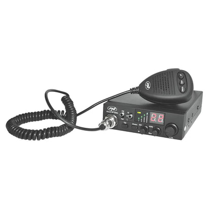 STATIE RADIO CB PNI ESCORT HP 8000L 12V 4W CU ASQ REGLABIL, FUNCTIE LOCK, MUFA DE BRICHETA INCLUSA
